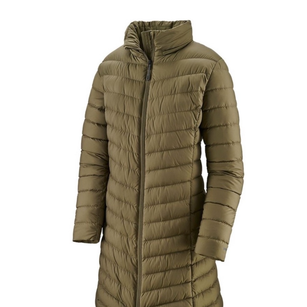 Patagonia Women's Silent Down Jacket in Olive